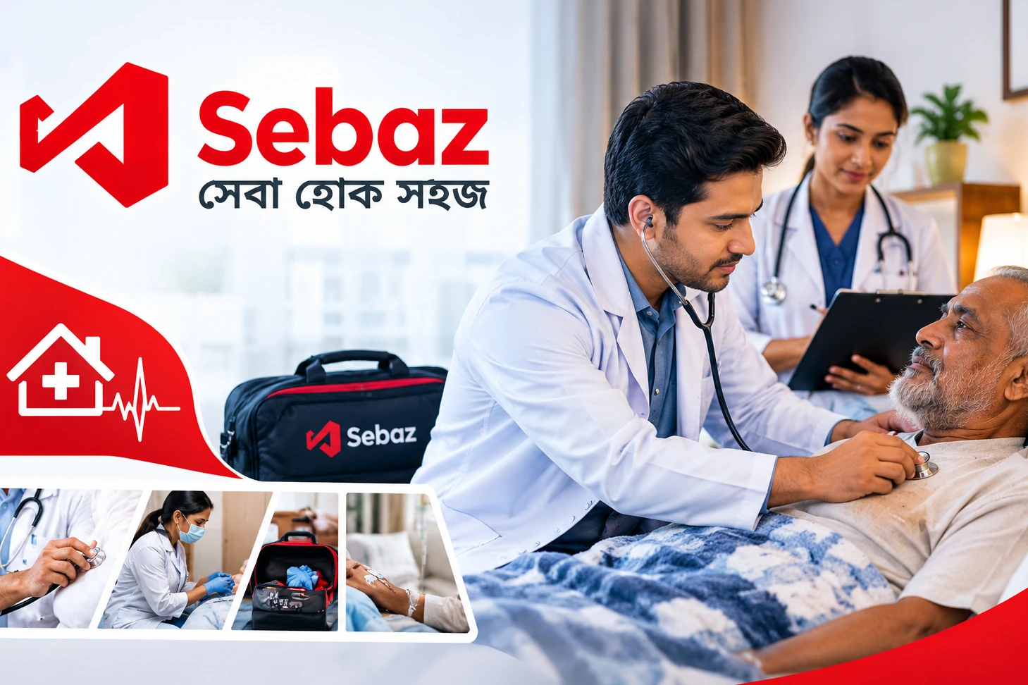 ইমার্জেন্সি ডাক্তার সেবা | জরুরি চিকিৎসা সহায়তায় Sebaz