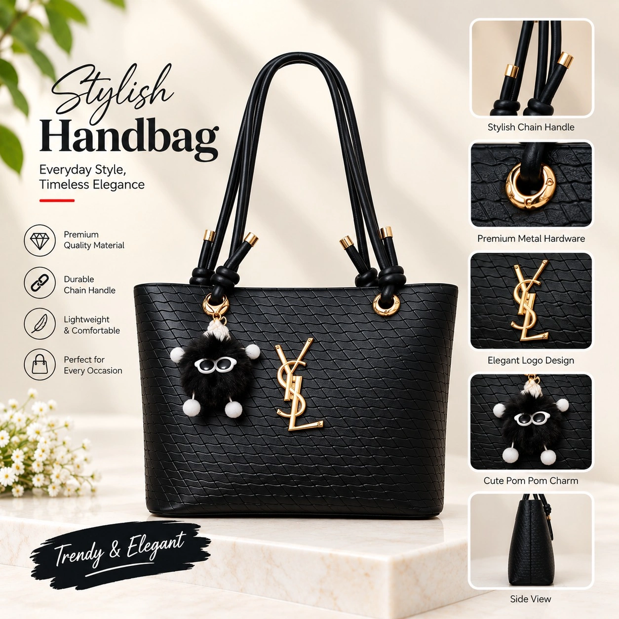 Black Hand Bag